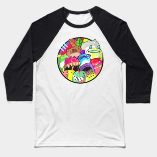 Doodle Squad CIRCLE Baseball T-Shirt